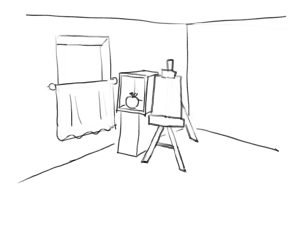how to set up a painting studio