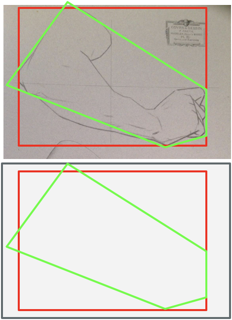 envelope Bargue Plate drawing how to
